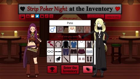 strip selector game|Strip Poker Night at the Inventory by SPNATI .